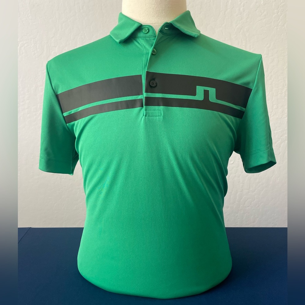 J. Lindeberg - Large Slim Fit, Grey, Green/Navy
